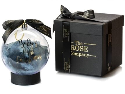 «Baby’s First Christmas» Christmas Bauble Σε Μπλε