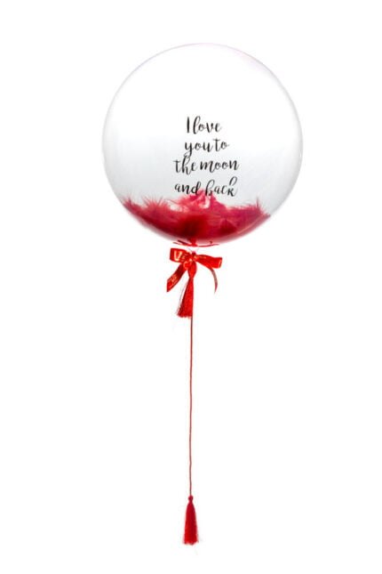Μεγάλο μπαλόνι Signature «I Love You To Moon And Back»