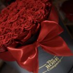 Large Μαύρο Κουτί Με Κόκκινα Τριαντάφυλλα Forever - Image 2